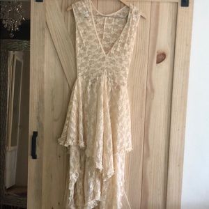 Sheer lace dress